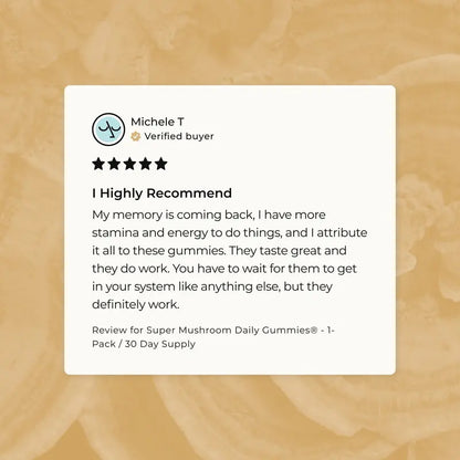 Super Mushroom Daily Gummies